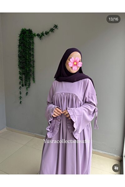 Yüsra Collection Ravda Elbise Ve Kısa Sufle 2”li Takım