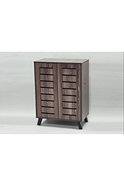 Icon Brown Wooden Shoe Cabinet with Ventilation Openings