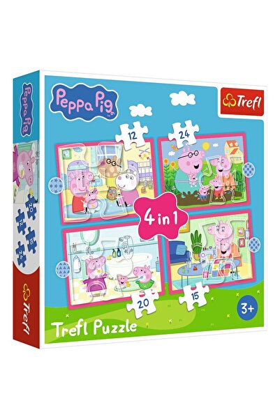 Trefl 4in1 puzzle peppa pig loves adventures