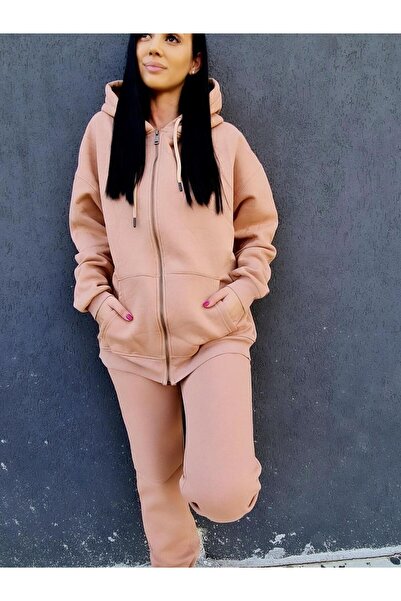 MODALİST Cream cotton padded tracksuit