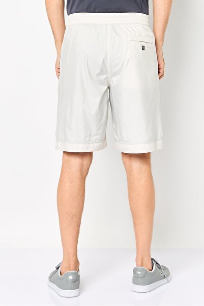 Givenchy Men Brand Logo Basic Shorts, Cream