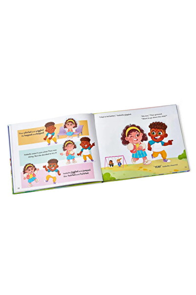 Hand2Mind Mascot set with book - Emotions & Isabella at school