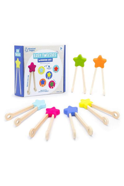 Educational Insights Set 6 pensete din lemn