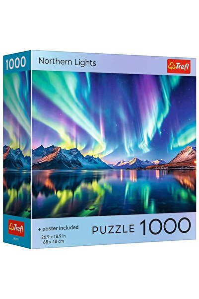 Trefl Puzzle 1000 colectia sua aurora boreala poster inclus