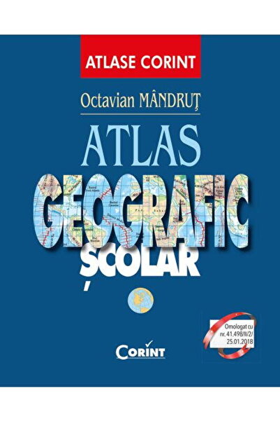 Corint Atlas geografic general nou (albastru)