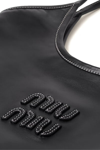 MIULAB MIU MIU canvas handbag shoulder bag