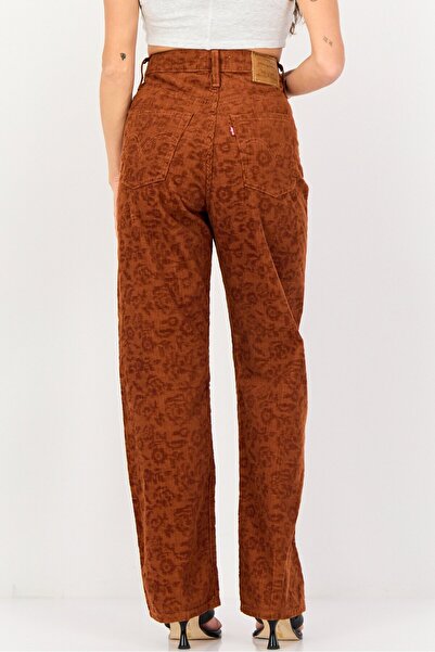 Levi's Women Straight Fit Textured Non Strecthable Jeans, Brown