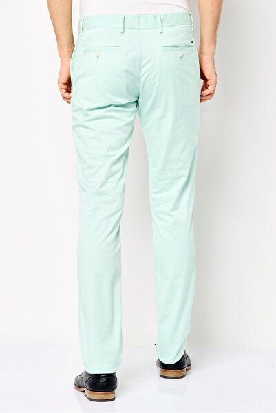 Tommy Hilfiger Men Regular Fit Solid Chino Pants, Turquoise