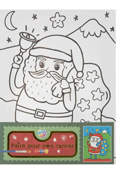 Moxy Комплект за рисуване по платно - Коледа идва