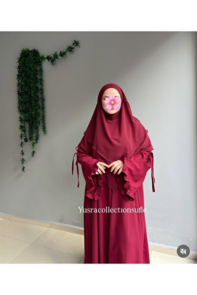 Yüsra Collection طقم فستان رافدا وشورت سوفليه مكون من قطعتين مقاس 2
