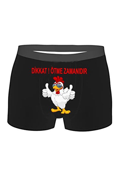 HediyeMania Atenție este timpul să-ți faci gamașă Rooster cu imprimeu Black M...