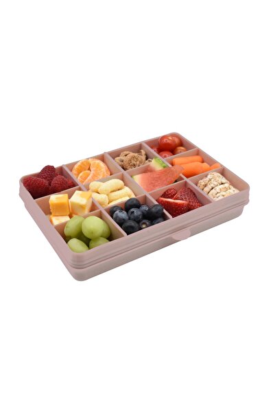 Melii Snack box 12 compartments, luxe, pink