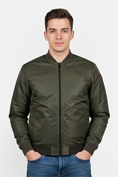 Scuderia Ferrari Men Sportswear Fit Long Sleeves Outdoor Jacket, Moss Green