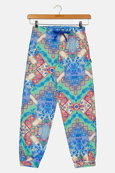For The Black Kids Girls Allover Print Pull On Pants, Multicolor