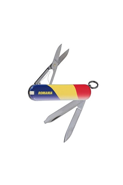 Victorinox Swiss Army Classic Flag Multifunctional Knife 0.6223.7R2, 7 Functions