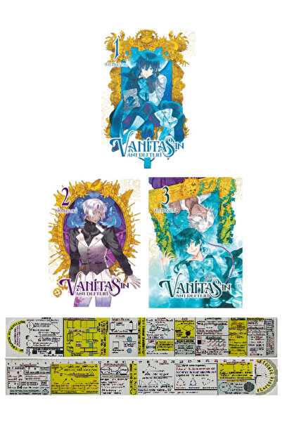 Komik Şeyler Vanitasın Anı Defteri 1-2-3. Ciltler Manga Seti + Özel Cetvel
