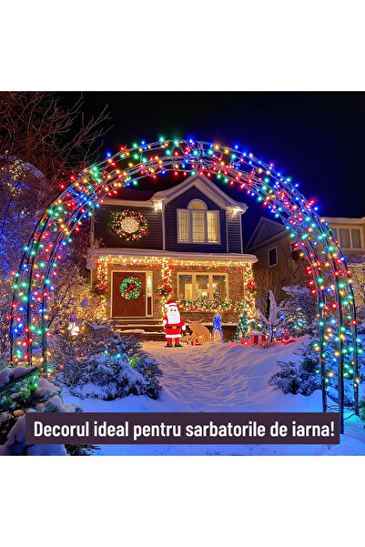 AriDam Set of 2 Christmas Installations on Roll AriDam® 50m/Roll, Multicolored Light, 8 Light Effects, IP44