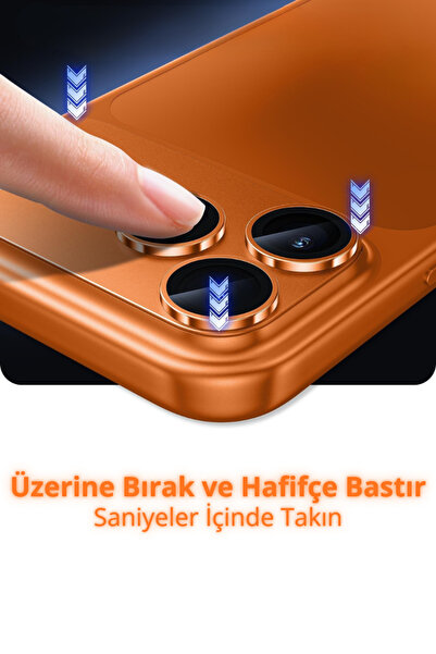 Evax iPhone 17 Pro Compatible 3m Full Coverage Water Dust Proof Metal Sheet Glass Camera Lens Protector