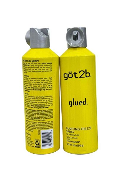 Got2B Glued Blasting Freeze Hair Spray - Extreme Freeze for Screaming Hold, 340 ml