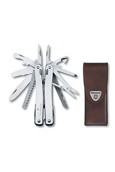 Victorinox multifunctional pliers 3.0224.L Swiss Tool Spirit X, sheath included, silver