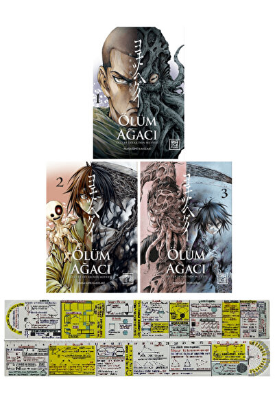 Destek Yayınları Ölüm Ağacı 1-2-3. Ciltler Manga Seti + Özel Cetvel