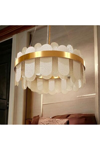 KARAZ ثريا همسات الزجاج قطر 80 سم