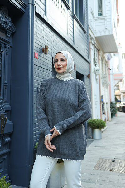 luazul Shepherd Embroidered Knitwear Sweater