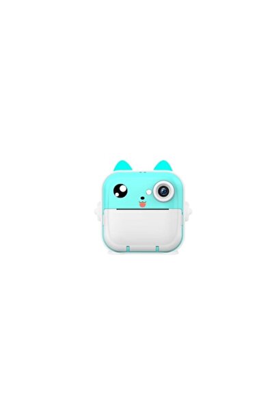 AMYMAT Q5 Instant Mini Photo Camera-Printer for Kids - 2.4" Screen, Cute Design, Blue