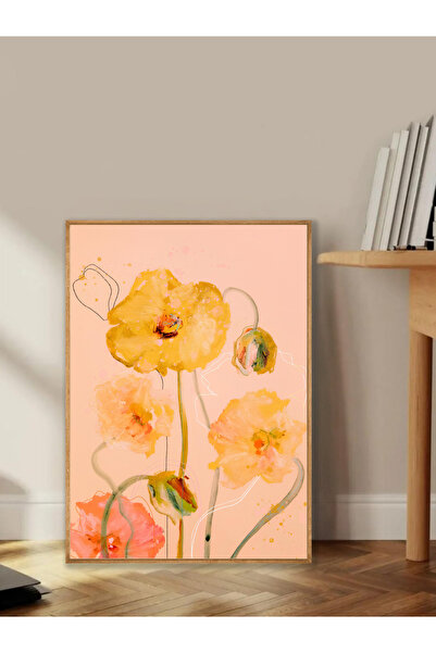 Tuba Decor Tablo dintr-o singură bucată cu rame din lemn pentru sufragerie, s...