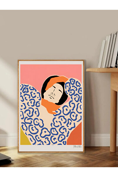 Tuba Decor Tablo dintr-o singură bucată cu rame din lemn pentru sufragerie, s...