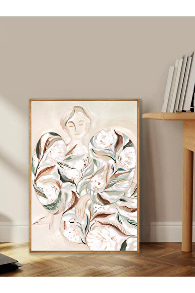 Tuba Decor Tablo dintr-o singură bucată cu rame din lemn pentru sufragerie, s...