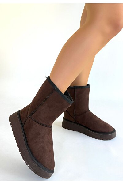 Kanonik Education Sophia Brown Suede Boots