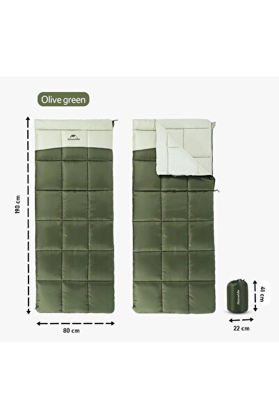 Naturehike LT250 UYKU TULUMU -11 DERECE YEŞİL RENK