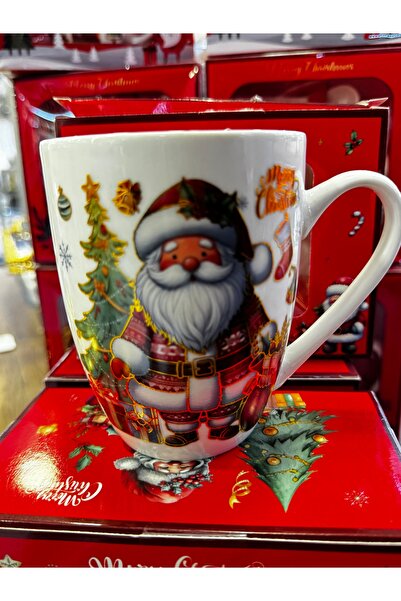 hediye Esterhomedecor Christmas Themed Gift Porcelain Mug