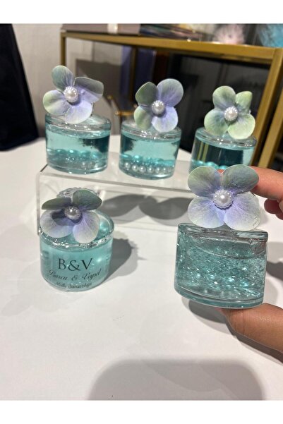 IŞILTI ATÖLYE 20 adet hediyelik cam şişe kolonya renk ve özel isim seçenekler...