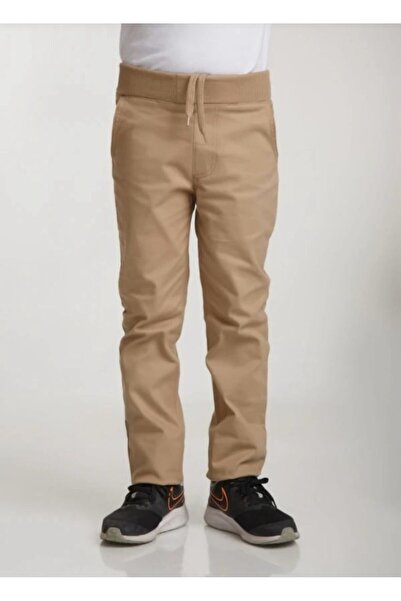 ÜMİTEKS KİDS CLUB RIBANA WAIST CANVAS SCHOOL PANTS WITH RUBBER