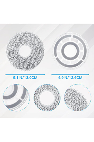 RotRever Roborock QRevo S / QRevo Pro / QRevo MaxV / QRevo Plus Compatible Bracket Mop Holder Replacement Set - 2 Pieces