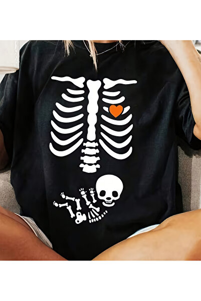 CACTUS COLLECTION Oversized Printed Pregnant T-Shirt 100% Cotton