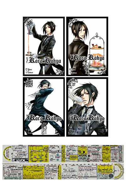Gerekli Şeyler Yayıncılık Kara Kahya 1-2-3-4. Ciltler Manga Seti + Özel Cetvel