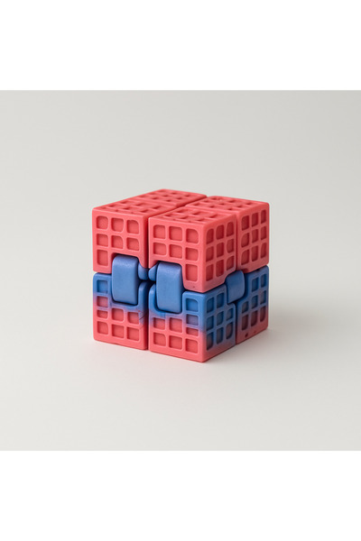 ALİS WORLD مكعب اللعب اللانهائي الملون - مكعب الدوران اللانهائي - مكعب سيتريس