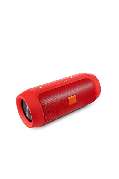 MeK Fine Wireless Portable Speaker, TWS Bluetooth, 360° Sound, IPX5, TF/USB, MicroSD, 12h, Red