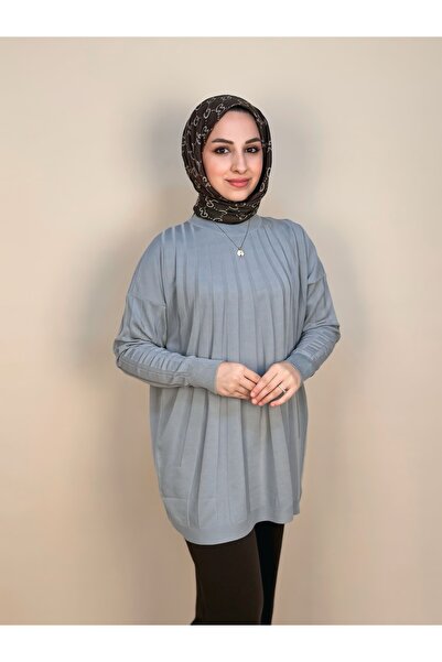 luazul Mercerized Knitwear Tunic