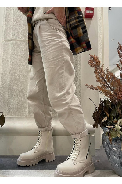 apelles Shoes Tokyo Zipper Detail Short Boots Heel Height 5 cm