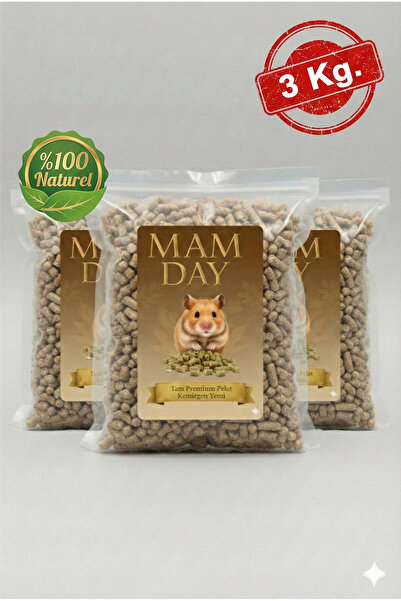 Mam Day Premium Proteinli Kemirgen Pelet Yemi Tavşan, Chinchilla, Ginepig, Ha...