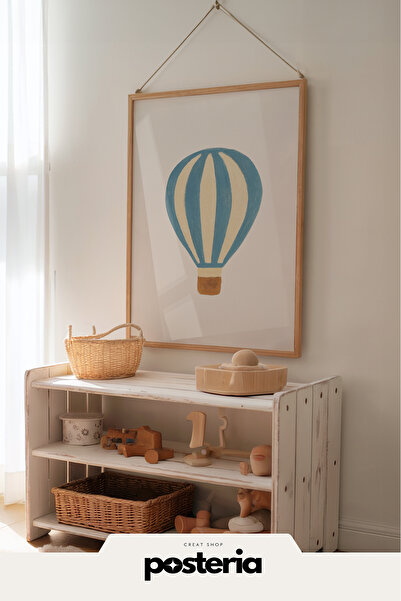 Posteria Tekli İskandinav Çocuk Odası Uyku Dekoru, Çocuk Odası Tablosu, Doğal...