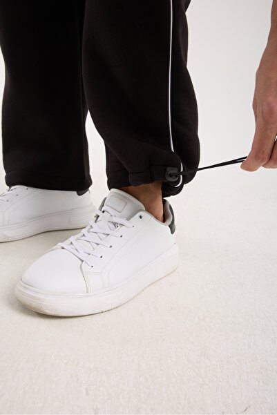 RDR-X Men's Black 3 Thread Adjustable Leg Track Pants