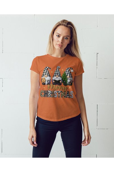 MVRDAR Tricou de Craciun unisex din 100% bumbac pentru femei si barbati