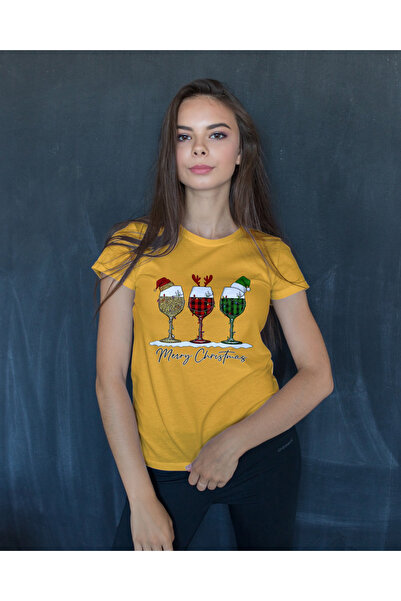MVRDAR Tricou de Craciun unisex din 100% bumbac pentru femei si barbati