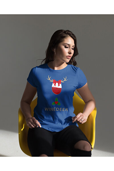 MVRDAR Tricou de Craciun unisex din 100% bumbac pentru femei si barbati