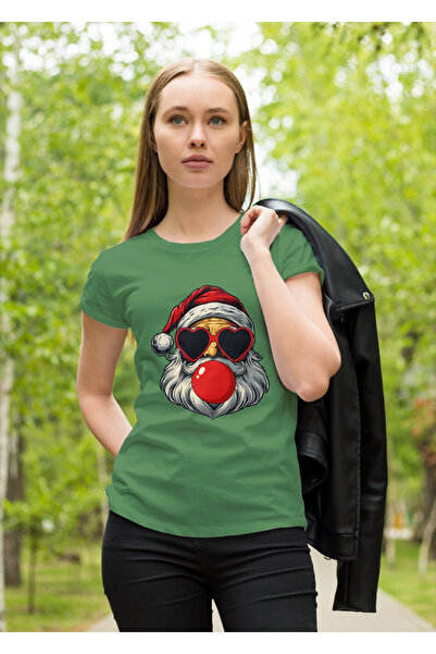 MVRDAR Tricou de Craciun unisex din 100% bumbac pentru femei si barbati